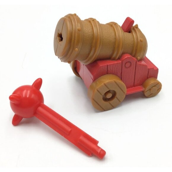 Imaginext Pirate Raider Ship Triple & Gold Wheel Cannons + 4 Cannonball Missiles - Picture 3 of 6